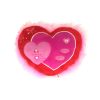 רדיו כרית בצורת לב