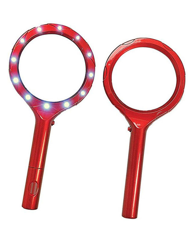 זכוכית מגדלת לתחפושת בלש