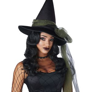 פאה שחורה לתחפושת