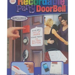 פעמון אלחוטי לכניסה עם אפשרות הקלטה