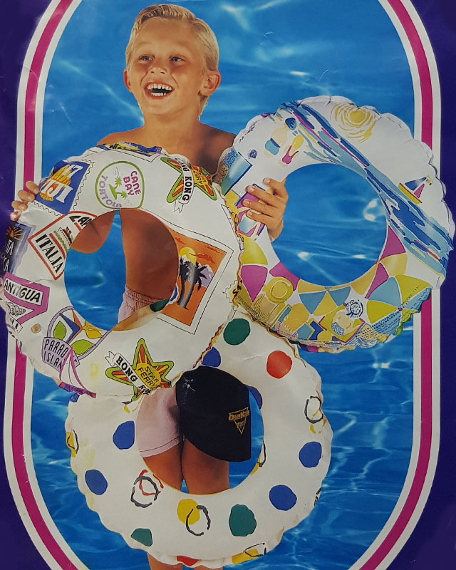 גלגל ים מתנפח לבריכה