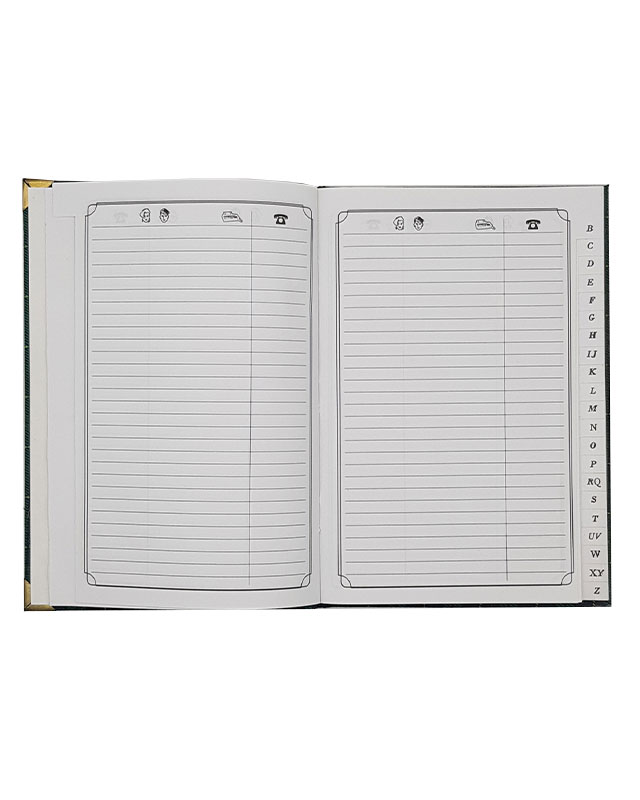 פנקס כתובות באנגלית