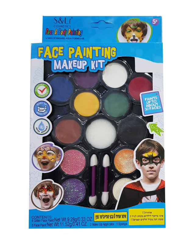 צבעי איפור לילדים על בסיס מים